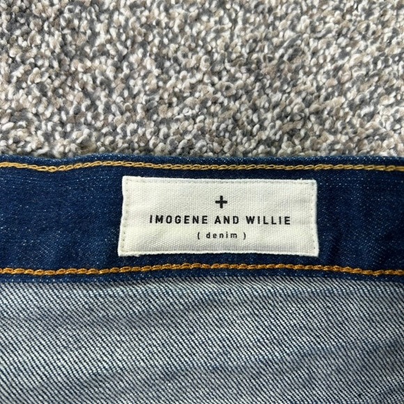 Imogene and Willie Catherine Selvedge Denim Jean Indigo High Rise Womens 33 - Picture 8 of 16